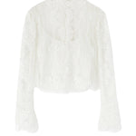 Camicia con ricami in pizzo D472K324CSEOI 10602 ERMANNO SCERVINO 