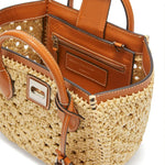 Borsa mini shopping con logo inciso D463S352FMRDM 30815 ERMANNO SCERVINO 