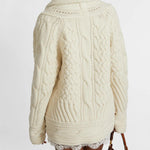 Cardigan-cappotto in lana merino D475D304SHQTX 14800 ERMANNO SCERVINO 