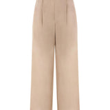 Pantaloni in organza di cotone con cintura MH911P8862 C8690 BRUNELLO CUCINELLI 
