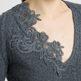 Top in lana e cashmere D474L503APNJG 84005 ERMANNO SCERVINO 