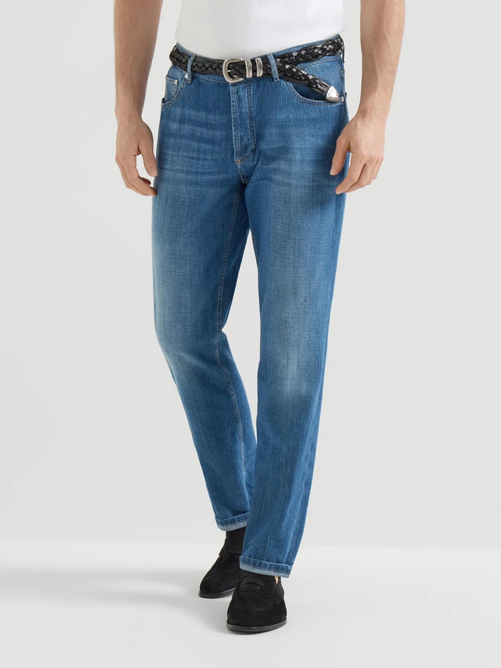 Pantalone denim cinque tasche ME645D3210 C1471 BRUNELLO CUCINELLI 