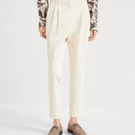 Pantalone Equestrian in twill MG512P9029 C145 BRUNELLO CUCINELLI 