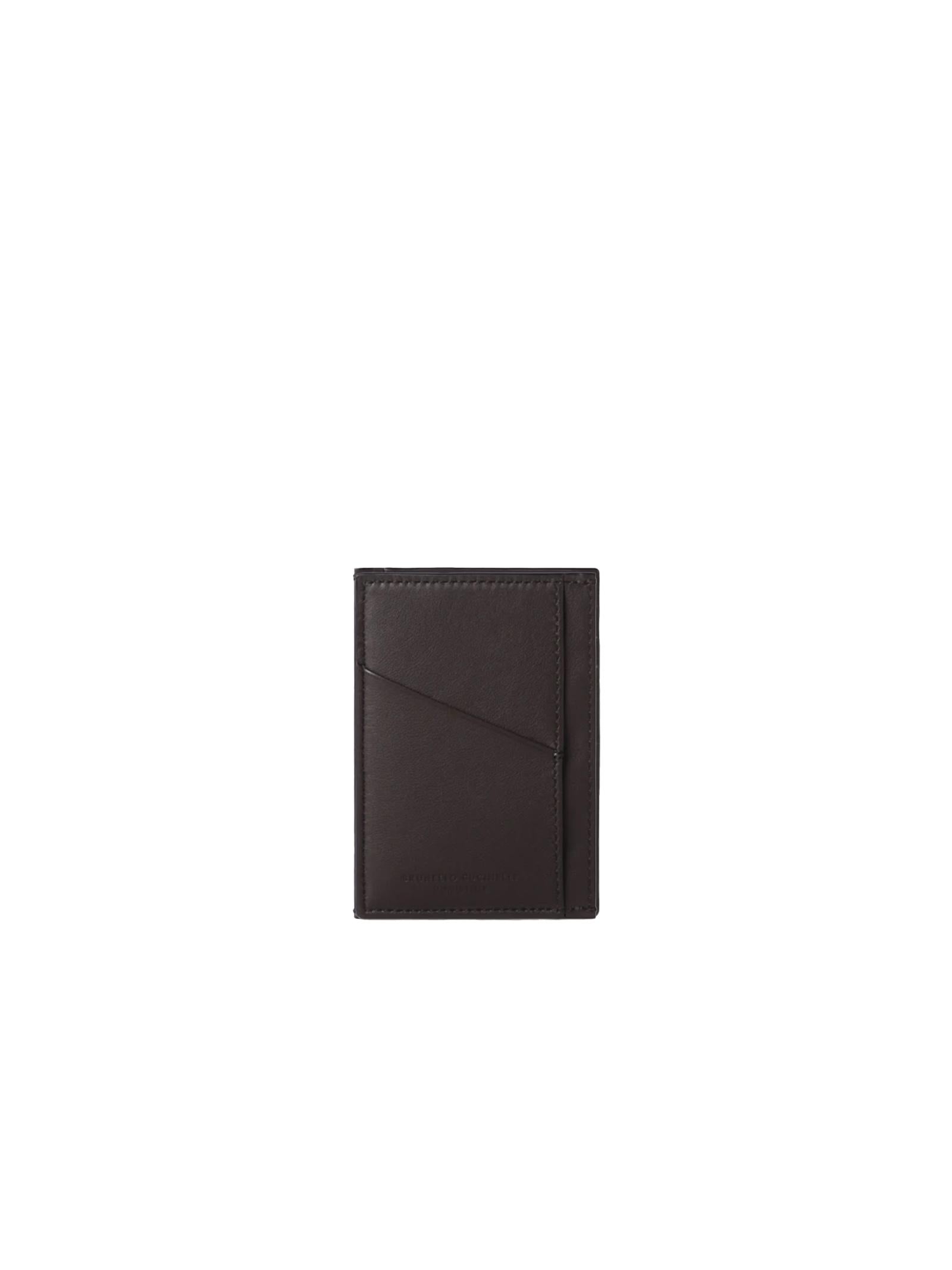 Porta carte in pelle MWZNBU435 C8034 BRUNELLO CUCINELLI 