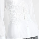 Camicia in popeline di cotone D472K363BQP 10601 ERMANNO SCERVINO 