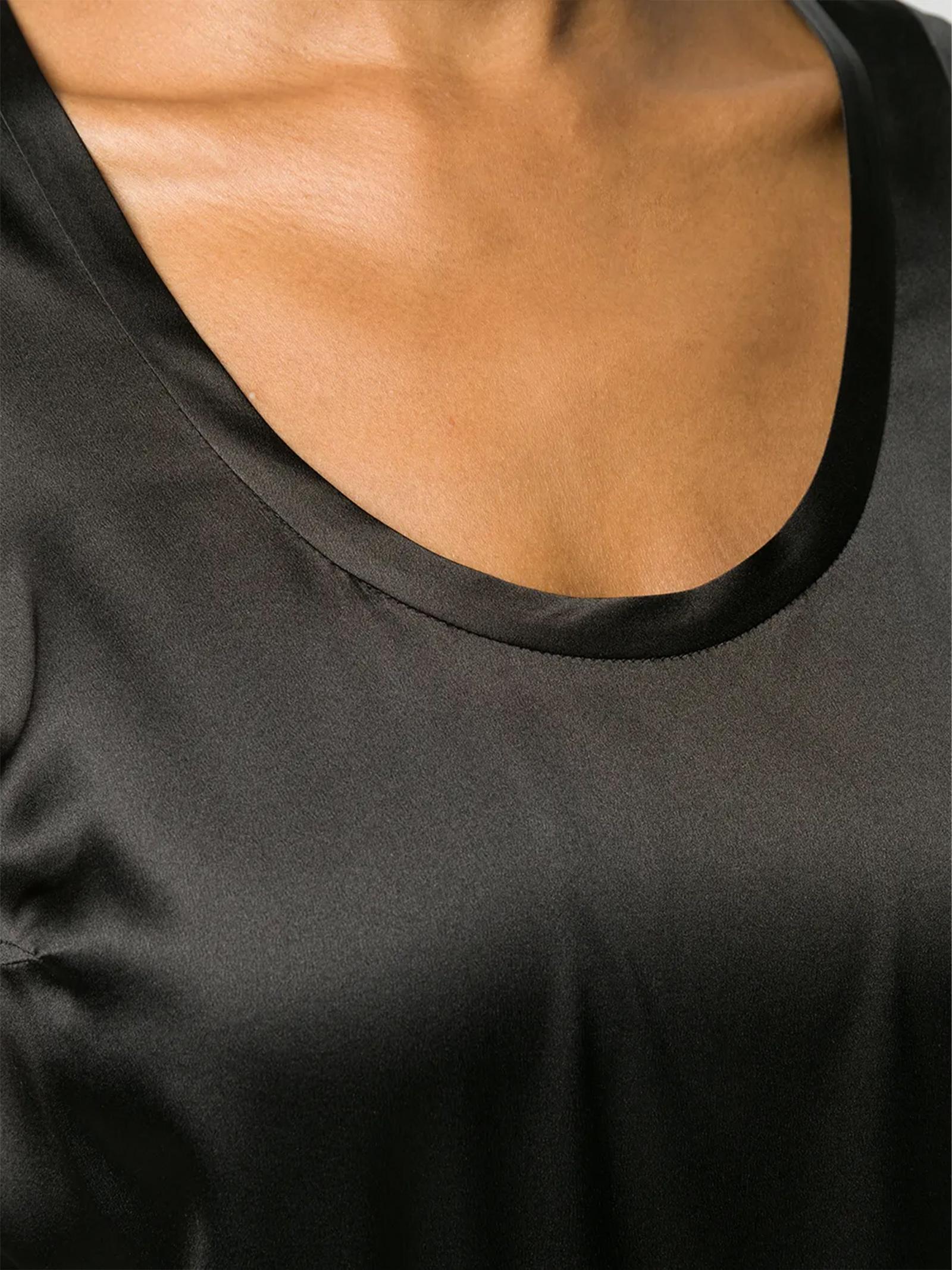 Top in raso di seta M0C59E0600 C101 BRUNELLO CUCINELLI 