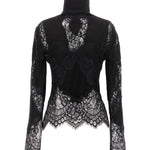 Maglia inserti pizzo D475M705APATL 95708 ERMANNO SCERVINO 