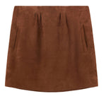 Mini gonna in pelle scamosciata D462O348ZSU 91230 ERMANNO SCERVINO 