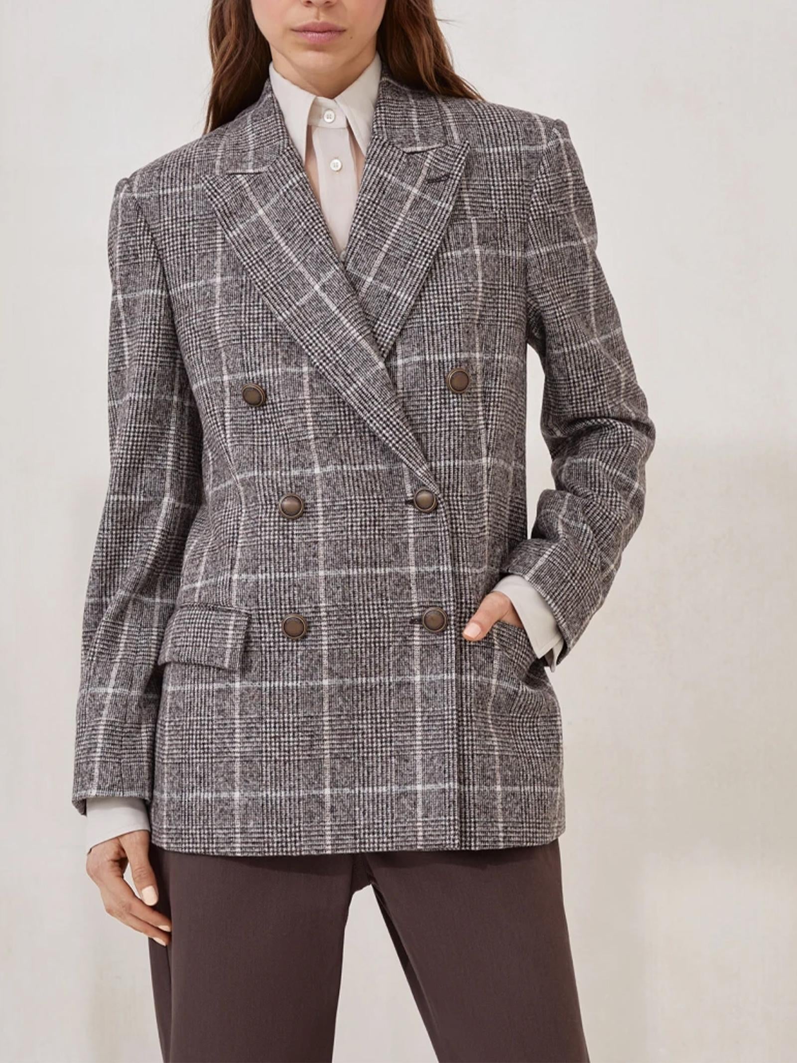 Giacca doppiopetto MV4037053 C011 BRUNELLO CUCINELLI 