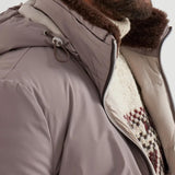 Piumino con cappuccio staccabile MV4061606 CGZ67 BRUNELLO CUCINELLI 