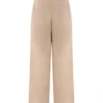 Pantaloni in organza di cotone con cintura MH911P8862 C8690 BRUNELLO CUCINELLI 