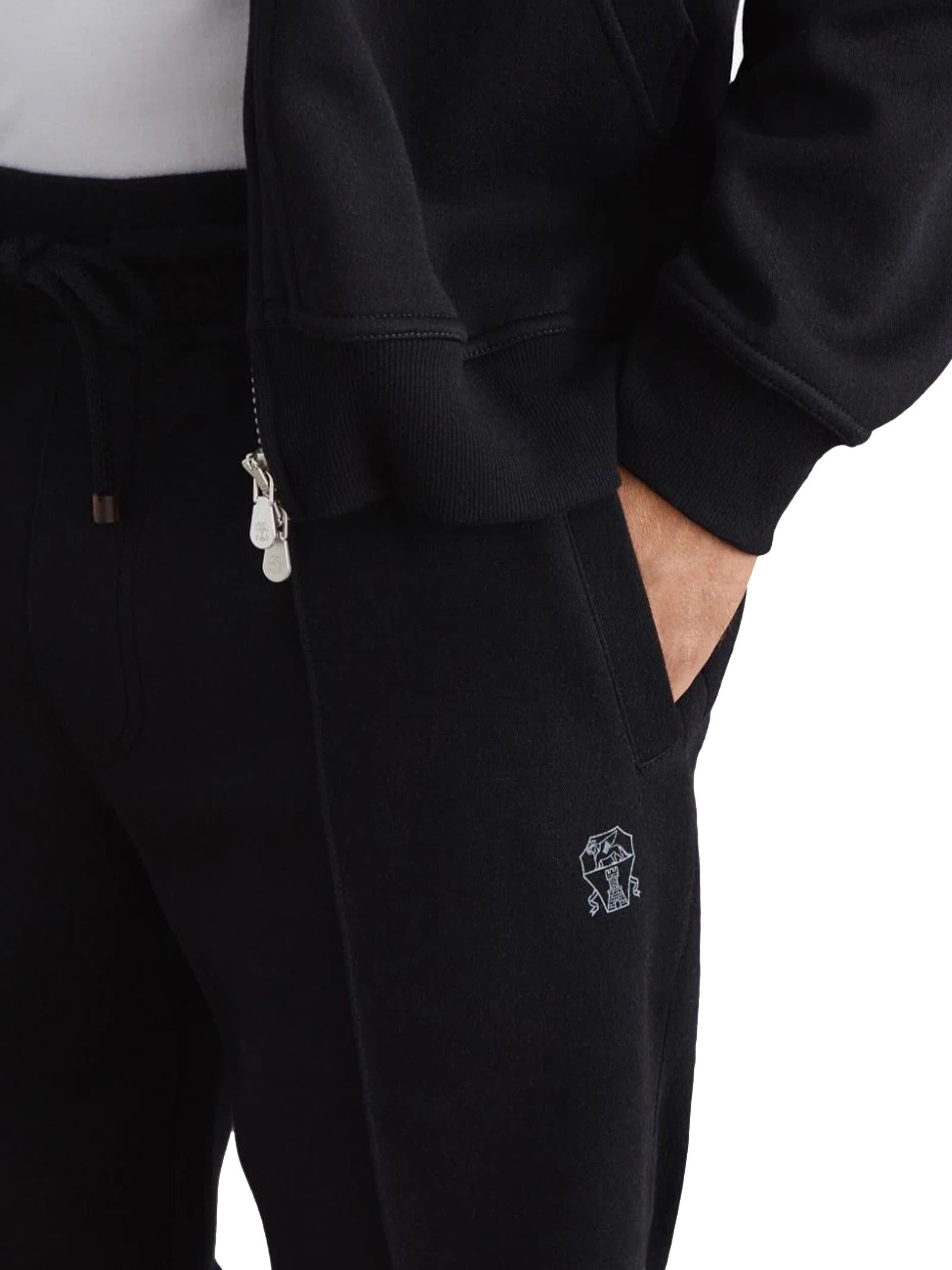 Pantalone lungo sportivo con coulisse MM8313271G CSQ44 BRUNELLO CUCINELLI 