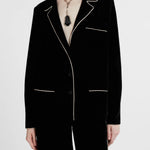 Blusa in velluto D472I700QVJ 95708 ERMANNO SCERVINO 