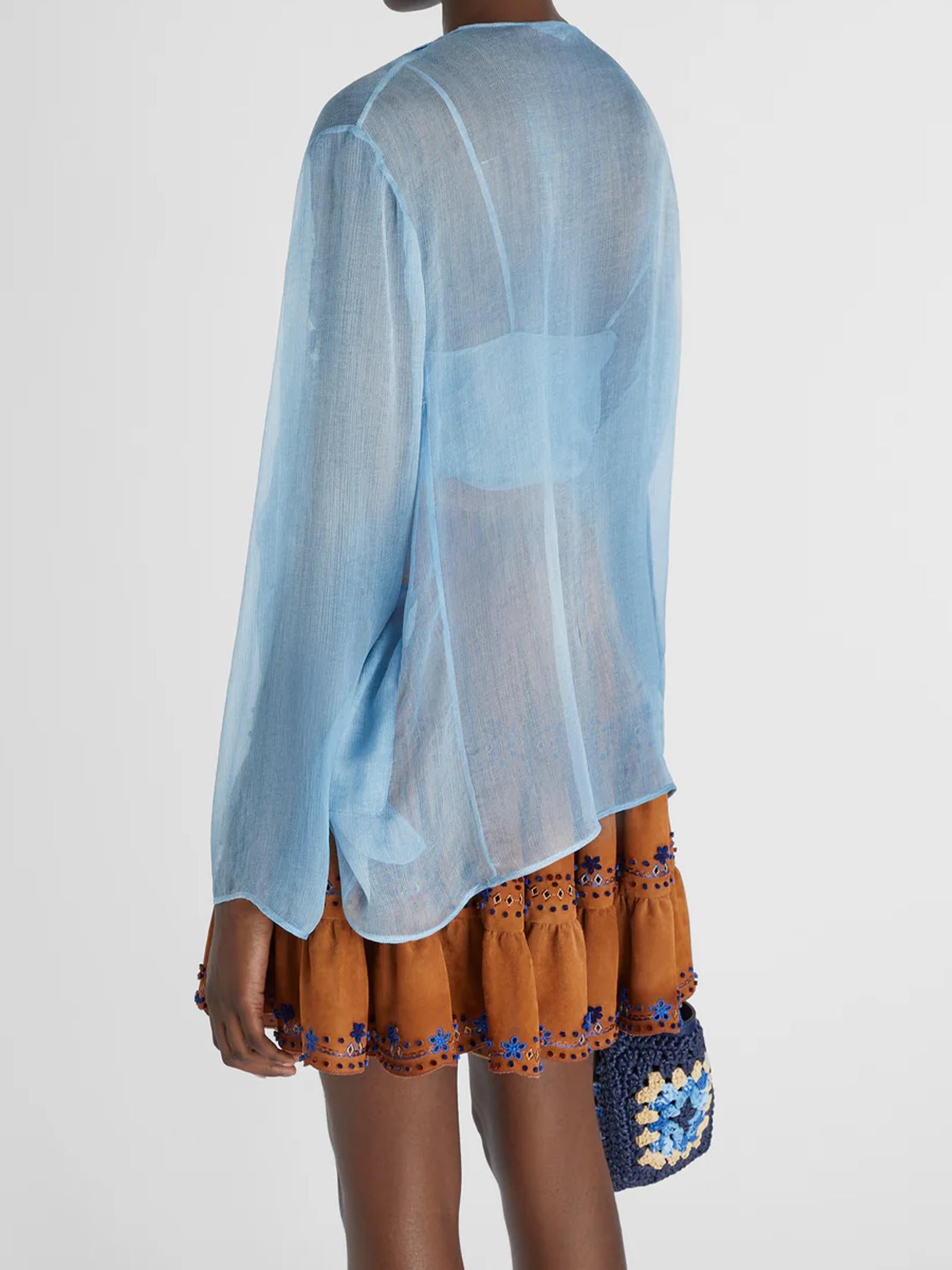 Kaftano corto con ricamo D462K406CSFWB S4217 ERMANNO SCERVINO 