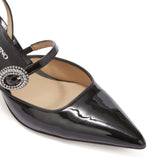 Slingback in vernice con gioiello D478Z350WNP 95708 ERMANNO SCERVINO 