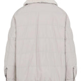 Piumino con collo in shearling MG5017688 C7958 BRUNELLO CUCINELLI 