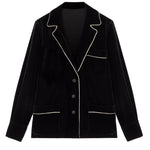 Blusa in velluto D472I700QVJ 95708 ERMANNO SCERVINO 