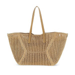 Borsa tote in rafia Duo MB97D2571 C802 BRUNELLO CUCINELLI 