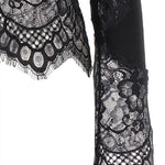 Maglia inserti pizzo D475M705APATL 95708 ERMANNO SCERVINO 