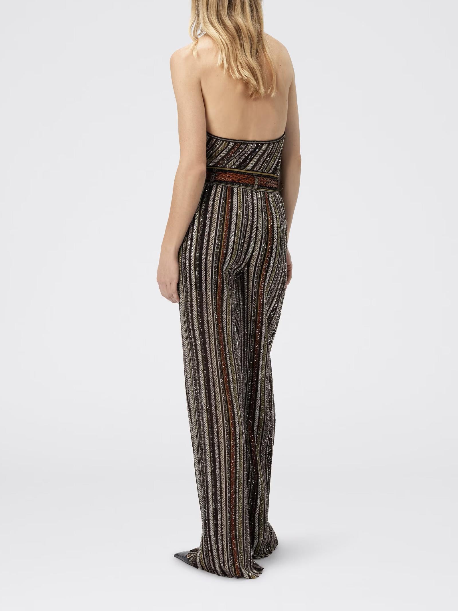 Pantalone lungo in maglia DS25WI09BK01C3 SM9T5 MISSONI 