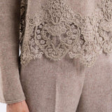 Maglia cropped in cashmere D475M305APKFX M1507 ERMANNO SCERVINO 