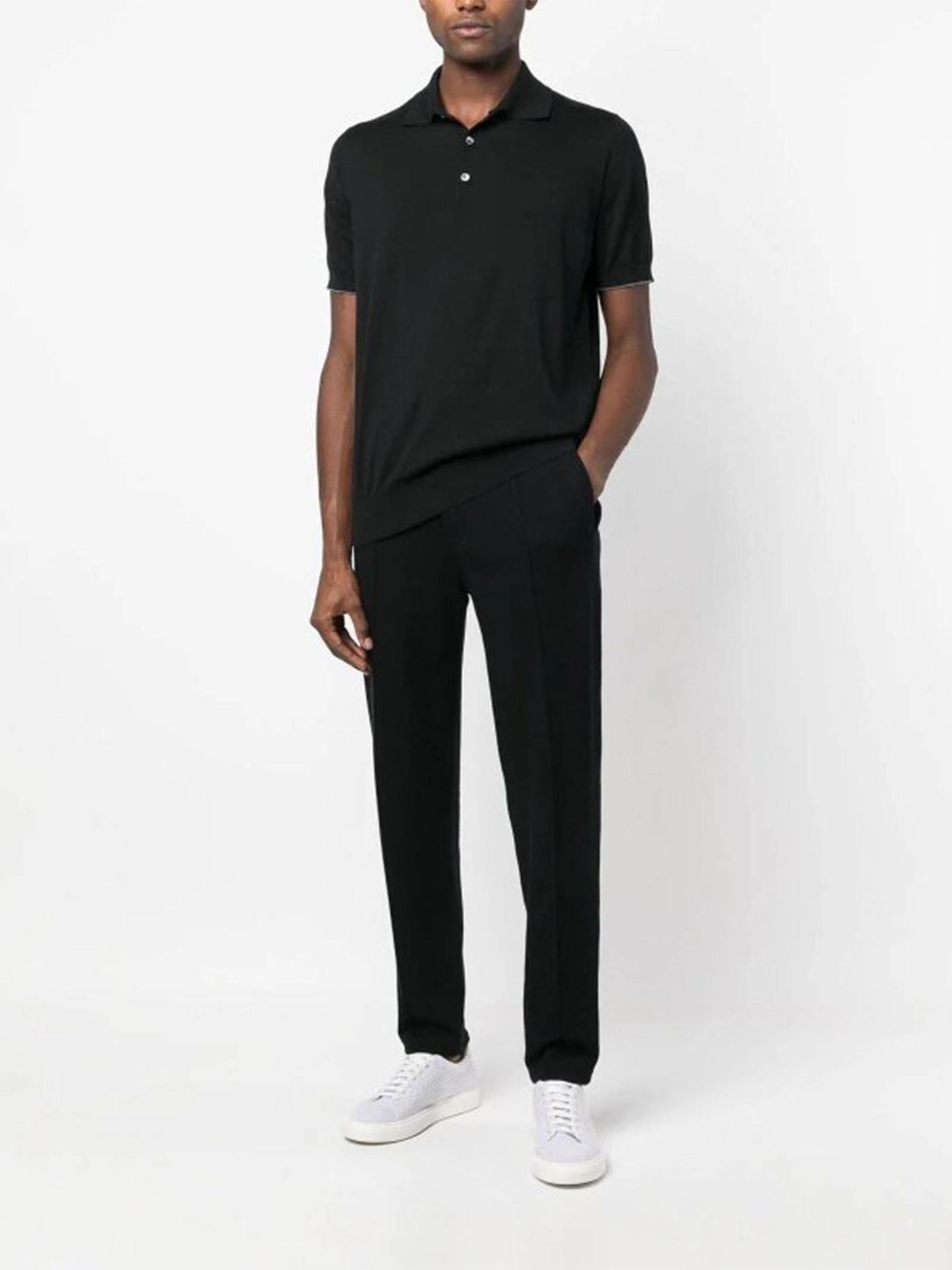 Polo in maglia di cotone M29800125 CH101 BRUNELLO CUCINELLI 