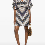 Abito corto con scollo a V DS26SG44BR015J S72RA MISSONI 