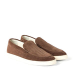 Slip-on in camoscio MZUHVSP335 C7959 BRUNELLO CUCINELLI 