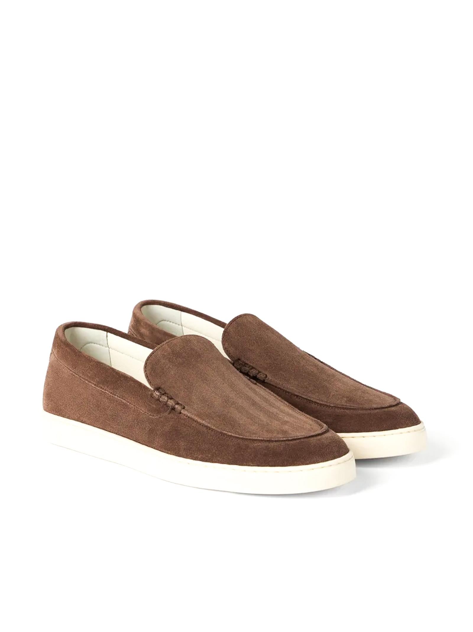 Slip-on in camoscio MZUHVSP335 C7959 BRUNELLO CUCINELLI 