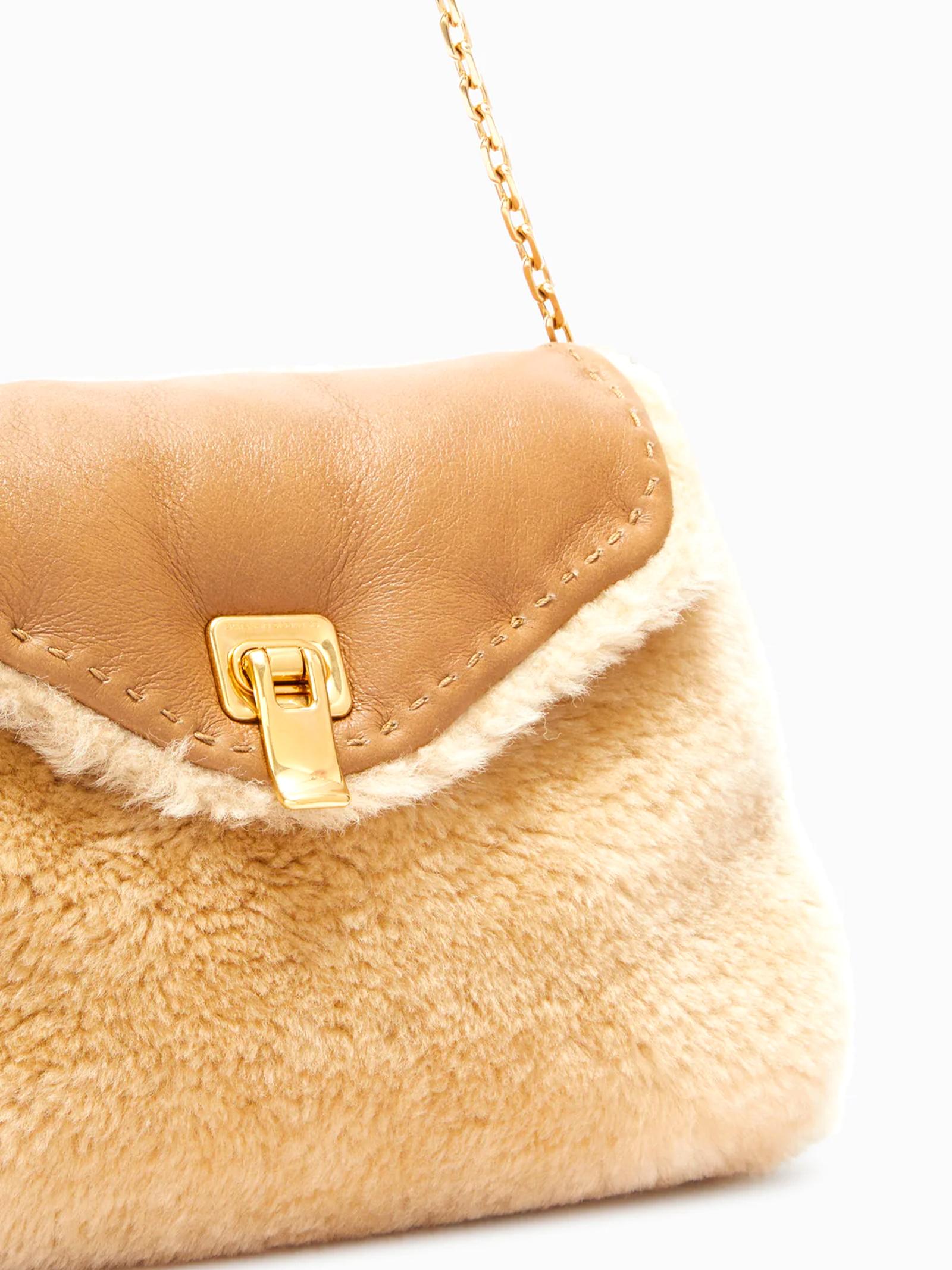 Borsa Joy in shearling D473S700LQO B4751 ERMANNO SCERVINO 
