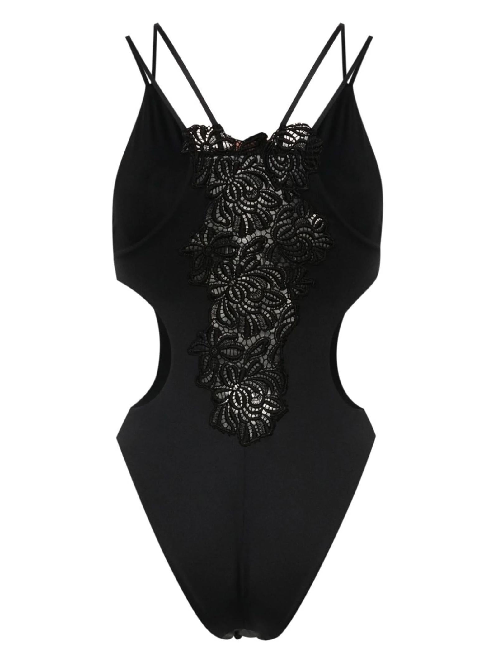 Costume da bagno intero D444Y304BKZ 95708 ERMANNO SCERVINO 