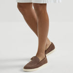 Slip-on in camoscio MZUHVSP335 C7959 BRUNELLO CUCINELLI 