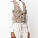 Gilet in cashmere MPA361116 CSD65 BRUNELLO CUCINELLI 