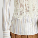 Camicia in seta D472K363QWH A4704 ERMANNO SCERVINO 