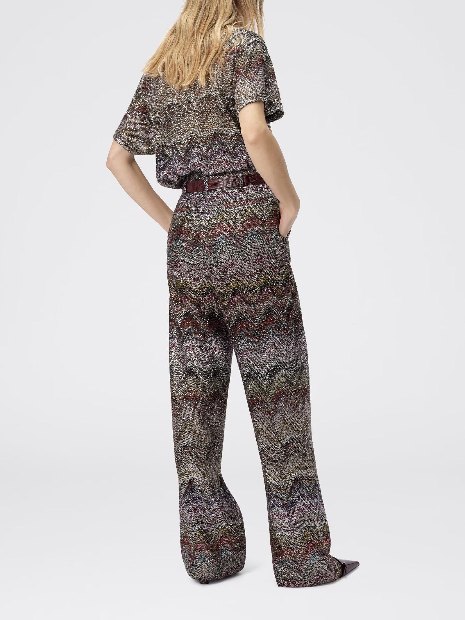 Pantalone a gamba larga DS25WI0KBC005G S01HU MISSONI 