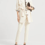 Pantalone Equestrian in twill MG512P9029 C145 BRUNELLO CUCINELLI 