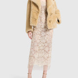 Shearling oversize D470I712LQO B4751 ERMANNO SCERVINO 
