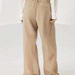 Pantaloni in organza di cotone con cintura MH911P8862 C8690 BRUNELLO CUCINELLI 