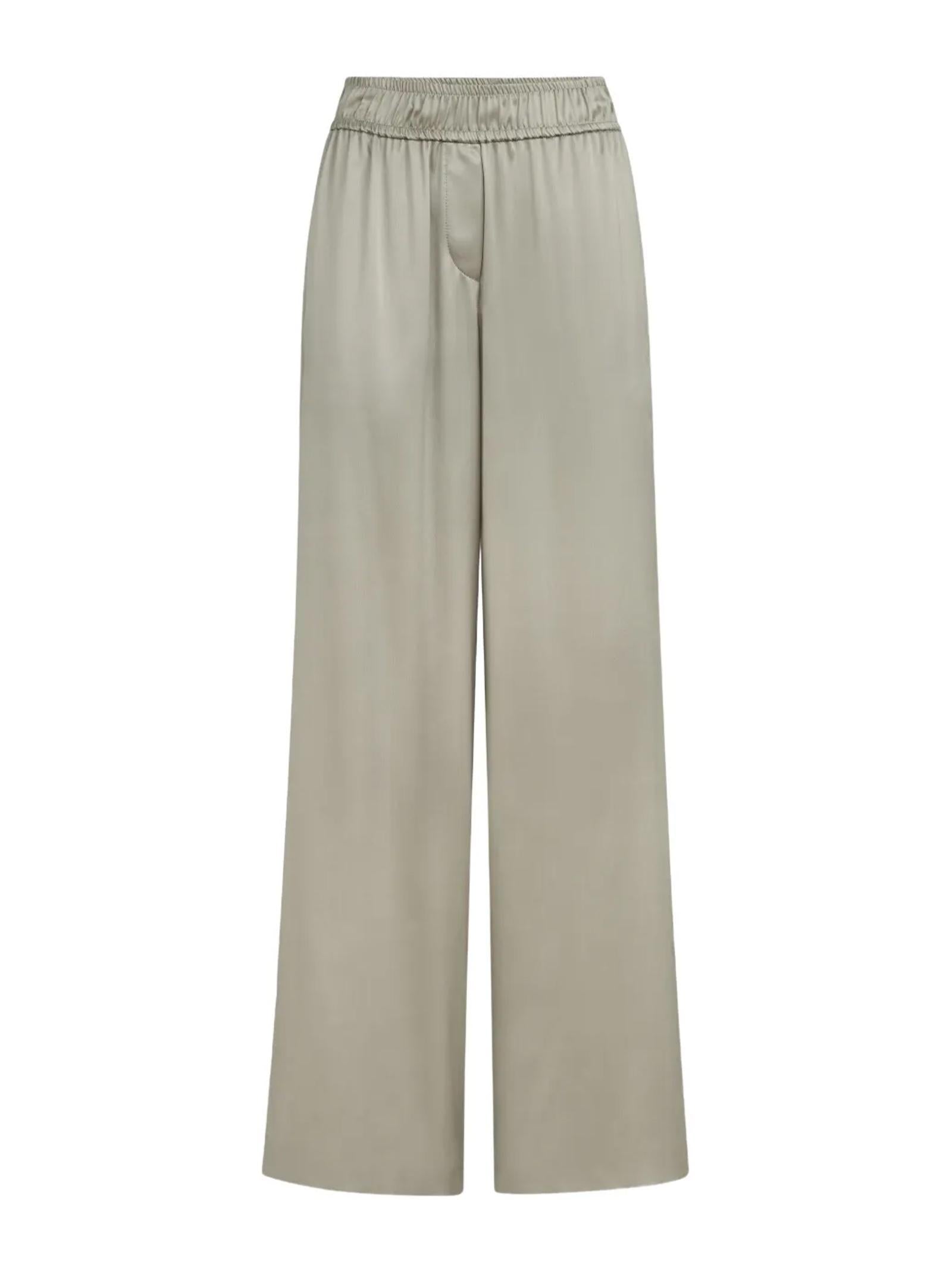 Pantaloni in raso di seta M0C59P8942 C9125 BRUNELLO CUCINELLI 