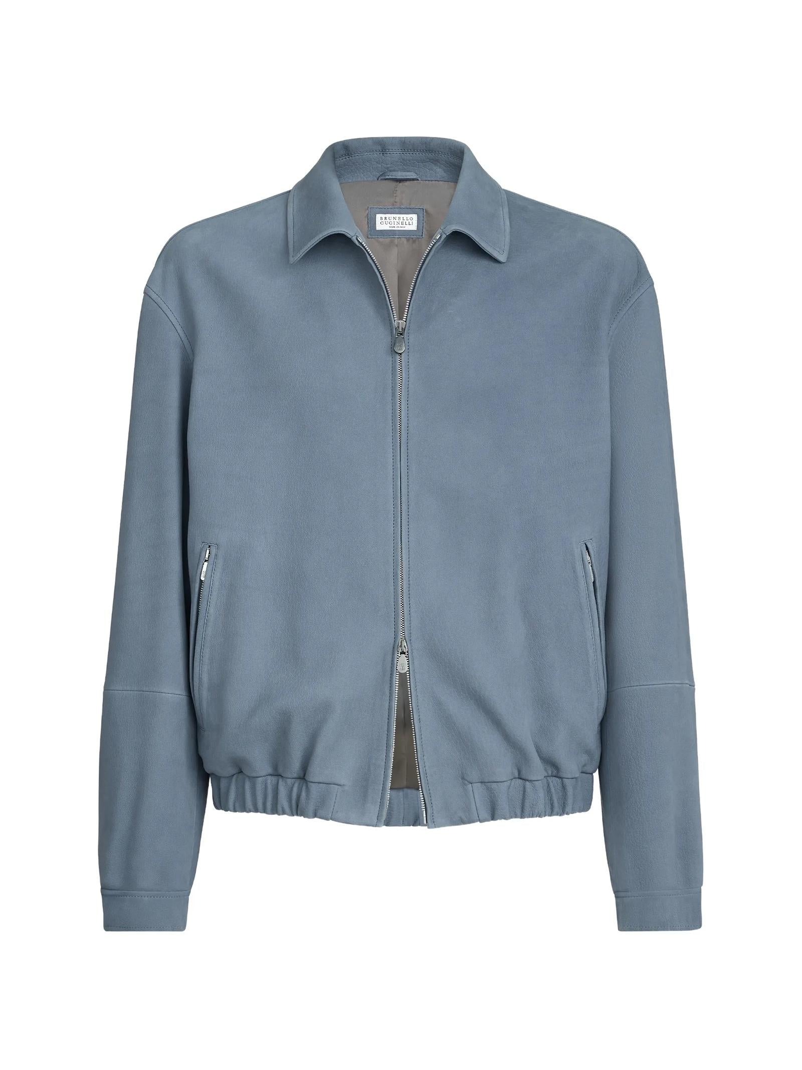 Giubbino in nabuk MPMOP2071 CLF40 BRUNELLO CUCINELLI 