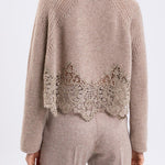 Maglia cropped in cashmere D475M305APKFX M1507 ERMANNO SCERVINO 
