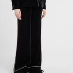 Pantalone palazzo in velluto D472P701QVJ 95708 ERMANNO SCERVINO 