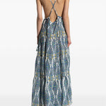 Abito lungo in chiffon WRHA0315AK759 X0800 ETRO 