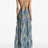 Abito lungo in chiffon WRHA0315AK759 X0800 ETRO 