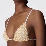 Bikini triangolo lamé