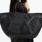 Borsa tote in rafia Duo MB97D2571 C101 BRUNELLO CUCINELLI 