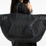 Borsa tote in rafia Duo MB97D2571 C101 BRUNELLO CUCINELLI 