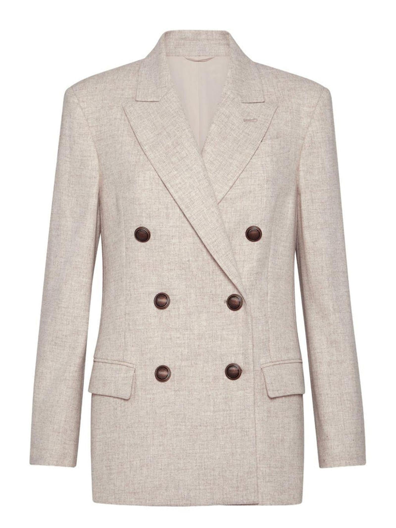 Giacca in flanella twill MB1627054 C012 BRUNELLO CUCINELLI 