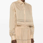 Camicia corta in cotone D462K380UGP 60920 ERMANNO SCERVINO 