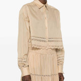 Camicia corta in cotone D462K380UGP 60920 ERMANNO SCERVINO 